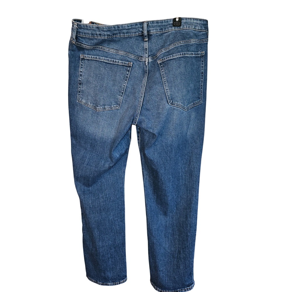 Old Navy High-Waisted OG Straight Jeans Plus Size 18 Petite Medium Wash
